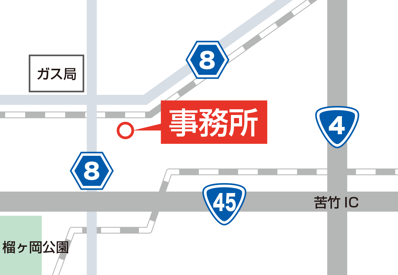 事務所周辺地図